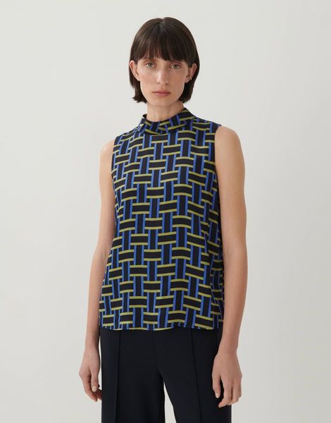 someday Print blouse - Zhana - blue (60024)