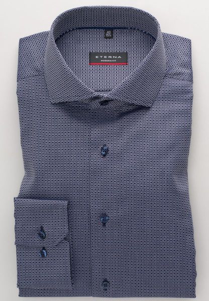Eterna Modern Fit : chemise - bleu (18)