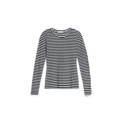 Armedangels Shirt - Enriccaa Stripes - blanc/noir (347)