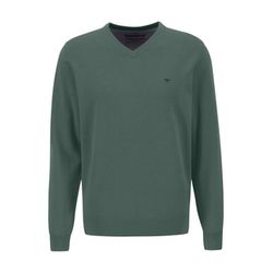 Fynch Hatton V-neck sweater - green (708)