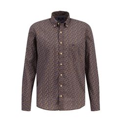 Fynch Hatton Hemd mit Button-Down-Kragen - braun (801)