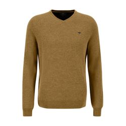 Fynch Hatton Sweater with V-neck - brown (843)