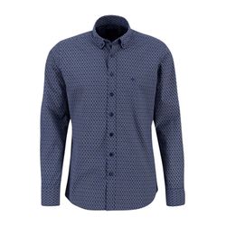Fynch Hatton Shirt - black/blue (680)