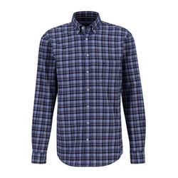 Fynch Hatton Flannel shirt with check pattern - green (708)