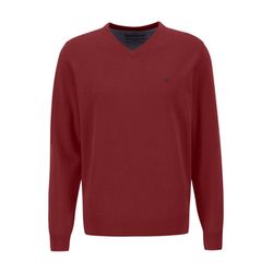 Fynch Hatton V-neck sweater - red (360)