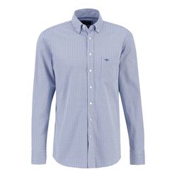 Fynch Hatton Chemise à imprimé supérieur - noir/bleu (680)