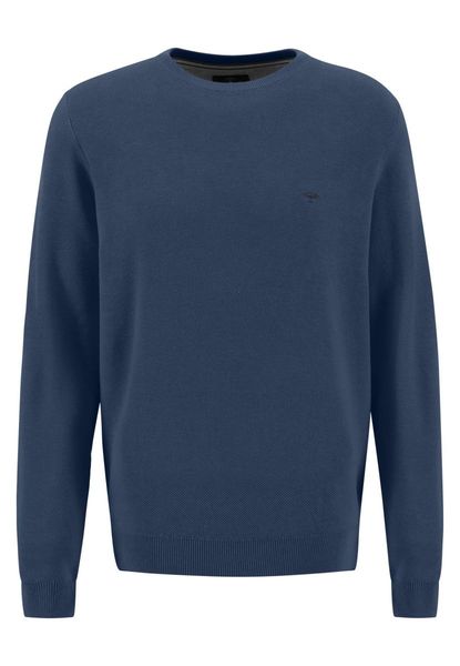 Fynch Hatton Sweater Crewneck - black/blue (680)