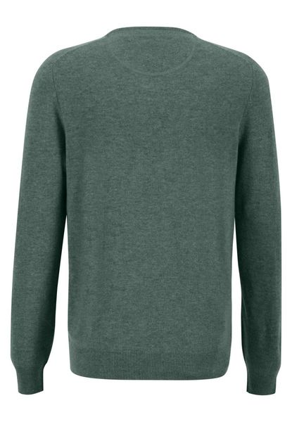 Fynch Hatton Sweater with V-neck - green (708)