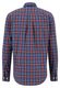 Fynch Hatton Cotton shirt with check pattern - blue (685)