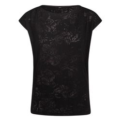 Zero Shirt with burnout effect - black (9890)
