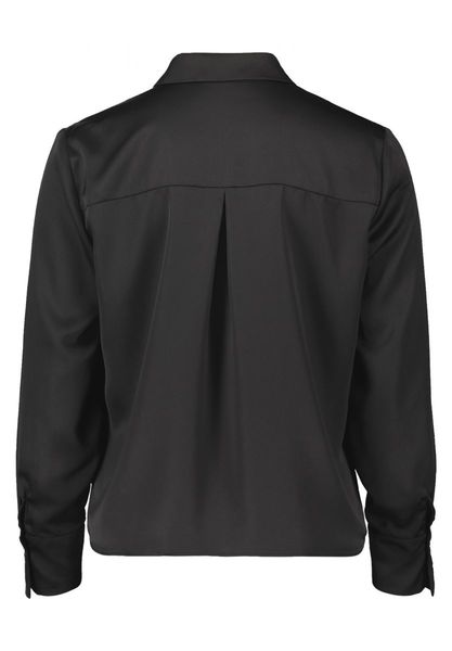 Betty & Co Satin blouse - black (9045)
