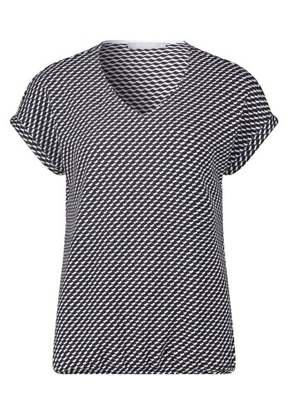 Betty & Co Casual-Shirt - schwarz/weiß (9812)