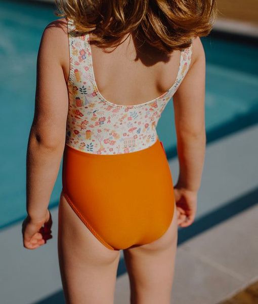 Hello Hossy Swimsuit - Dried Flowers - orange/beige (00)