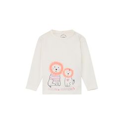 s.Oliver Red Label Longsleeve with front print  - white (0210)