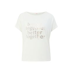 s.Oliver Red Label T-shirt with batwing sleeves - white (02D0)