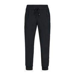s.Oliver Black Label Regular: trousers with a drawstring - black (9999)