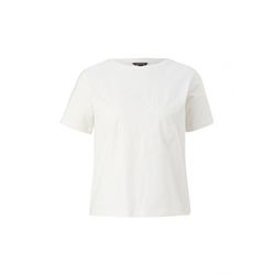 comma T-Shirt mit Modal   - weiß (01D4)