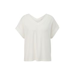 s.Oliver Red Label Linen blend T-shirt   - white (0210)