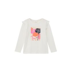 s.Oliver Red Label Long sleeve with ruffles - white (0210)
