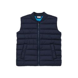 s.Oliver Red Label Quilted vest with stand up collar - blue (5952)
