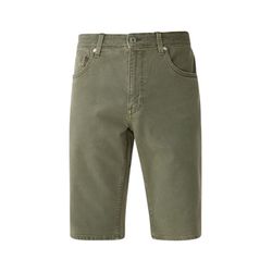 s.Oliver Red Label Regular: short en jean style 5 poches - vert (7815)