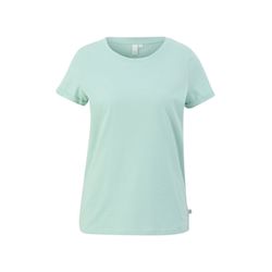 Q/S designed by Regular fit: basic t-shirt - blue (6092)