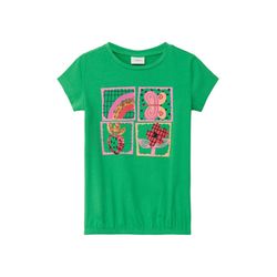 s.Oliver Red Label T-shirt avec paillettes  - vert (7590)