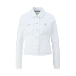 Q/S designed by Slim fit denim jacket - white (0100)