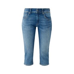 Q/S designed by Slim: cotton stretch bermuda shorts   - blue (56Z6)