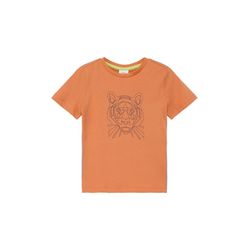 s.Oliver Red Label T-shirt avec impression sur le devant - orange (2140)