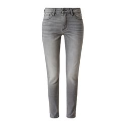 Q/S designed by Skinny fit : jeans avec délavage  - gris (93Z2)
