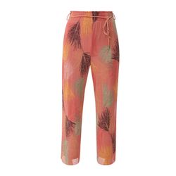s.Oliver Black Label Loose fit: Culottes with an all-over print   - orange (20A0)