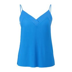 s.Oliver Red Label Top with pleats - blue (5520)