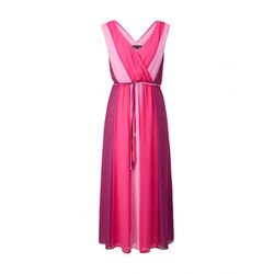 comma Langes Kleid aus Chiffon  - pink (4641)