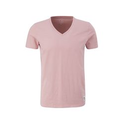 Q/S designed by T-shirt en pur coton  - rose (4129)