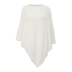 s.Oliver Red Label Knitted poncho in a viscose blend   - white (0210)