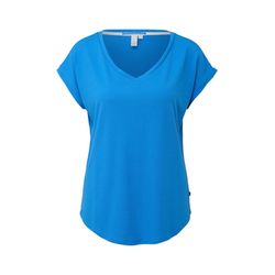 Q/S designed by T-shirt en jersey en modal mélangé - bleu (5547)