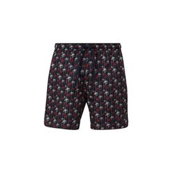 s.Oliver Red Label Badehose mit Allover-Print - blau (59A4)