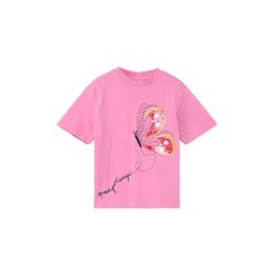 s.Oliver Red Label T-shirt à paillettes réversibles - rose (4419)