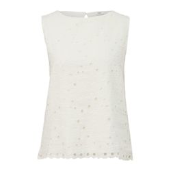 s.Oliver Black Label Blouse with a lace pattern - white (0200)