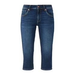 Q/S designed by Slim: cotton stretch bermuda shorts   - blue (58Z6)