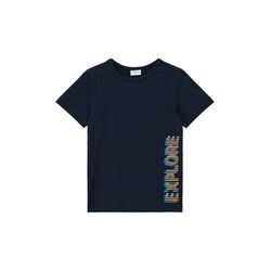 s.Oliver Red Label T-shirt with printed lettering - blue (5952)