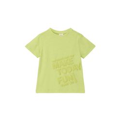s.Oliver Red Label T-shirt en jersey slub - vert (7040)