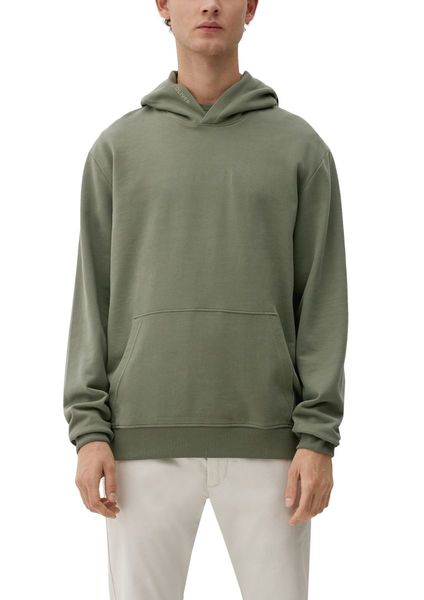 s.Oliver Red Label Hoodie with a rubber-coated print  - green (78D1)