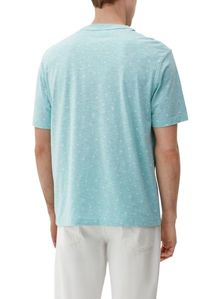 s.Oliver Red Label T-shirt avec imprimé intégral - bleu (61A0)