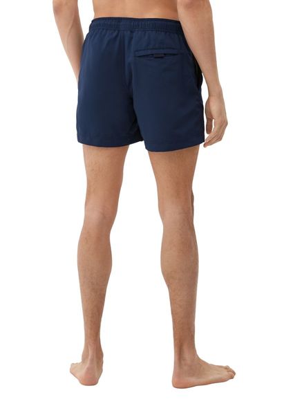 Q/S designed by Swim trunks with label patch  - blue (5852)