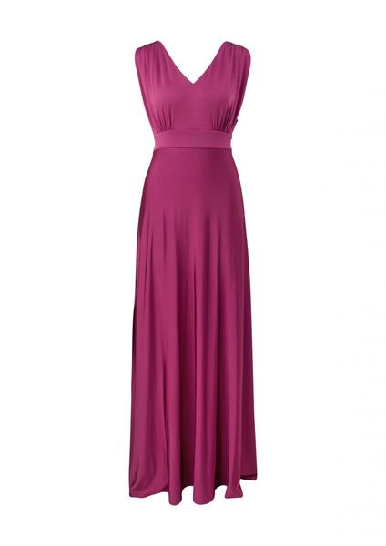 comma Viscose stretch maxi dress - pink (4641)