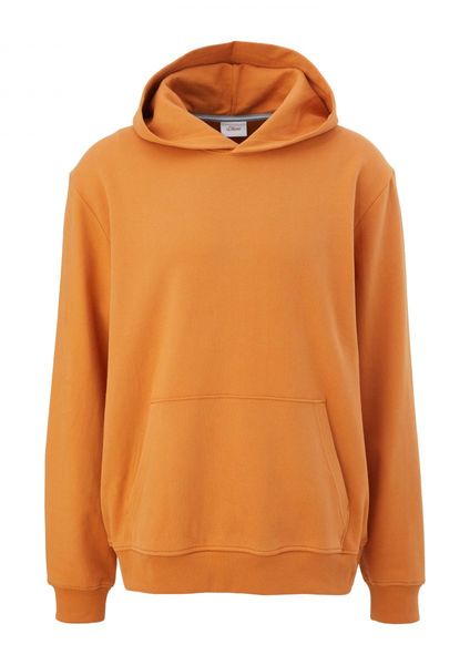 s.Oliver Red Label Hoodie with a rubber-coated print  - orange (22D1)