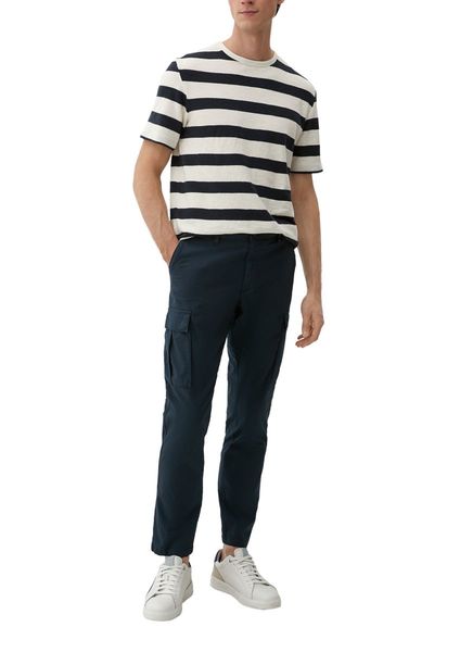 s.Oliver Red Label Regular: pants with cargo pockets - blue (5955)