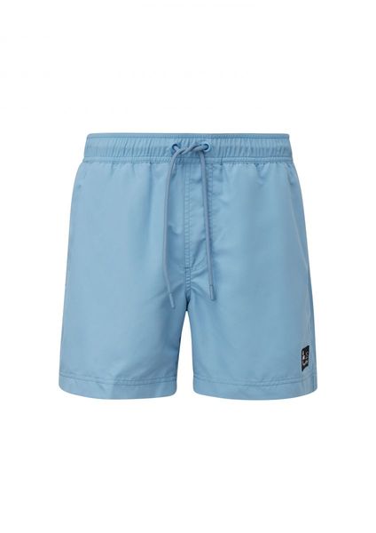 Q/S designed by Swim trunks with label patch  - blue (5196)